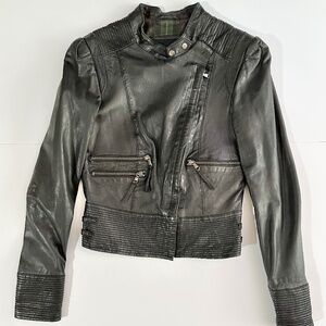 Mango - Leather Jacket